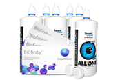 Biofinity Kontaktlinsen Sparpaket 4x6er + Kontaktlinsenpflege
