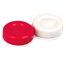 Behälter Kontaktlinsen flach | Rot