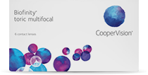 Biofinity toric multifocal Kontaktlinsen von CooperVision