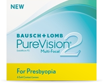 PureVision2 for Presbyopia 6er (Multi-Focal) bei Alterssichtigkeit Linsen tragen