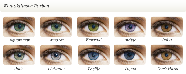 SofLens Natural Colors Farb-Kontaktlinsen